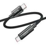 Hoco U125 Benefit 100W 1.2M Type-C to Type-C Data Cable