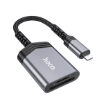 Hoco UA25 2-in-1 Card Reader for iPhone (iP to SDTF)