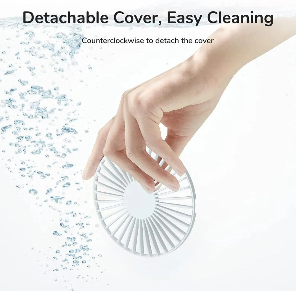 JISULIFE F2D Handheld Portable Hand Held Fan 6000mAh