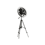 JISULIFE FA17 Outdoor LED Ceiling Fan with Big Tripod Stand