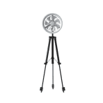 JISULIFE FA17 Outdoor LED Ceiling Fan with Big Tripod Stand
