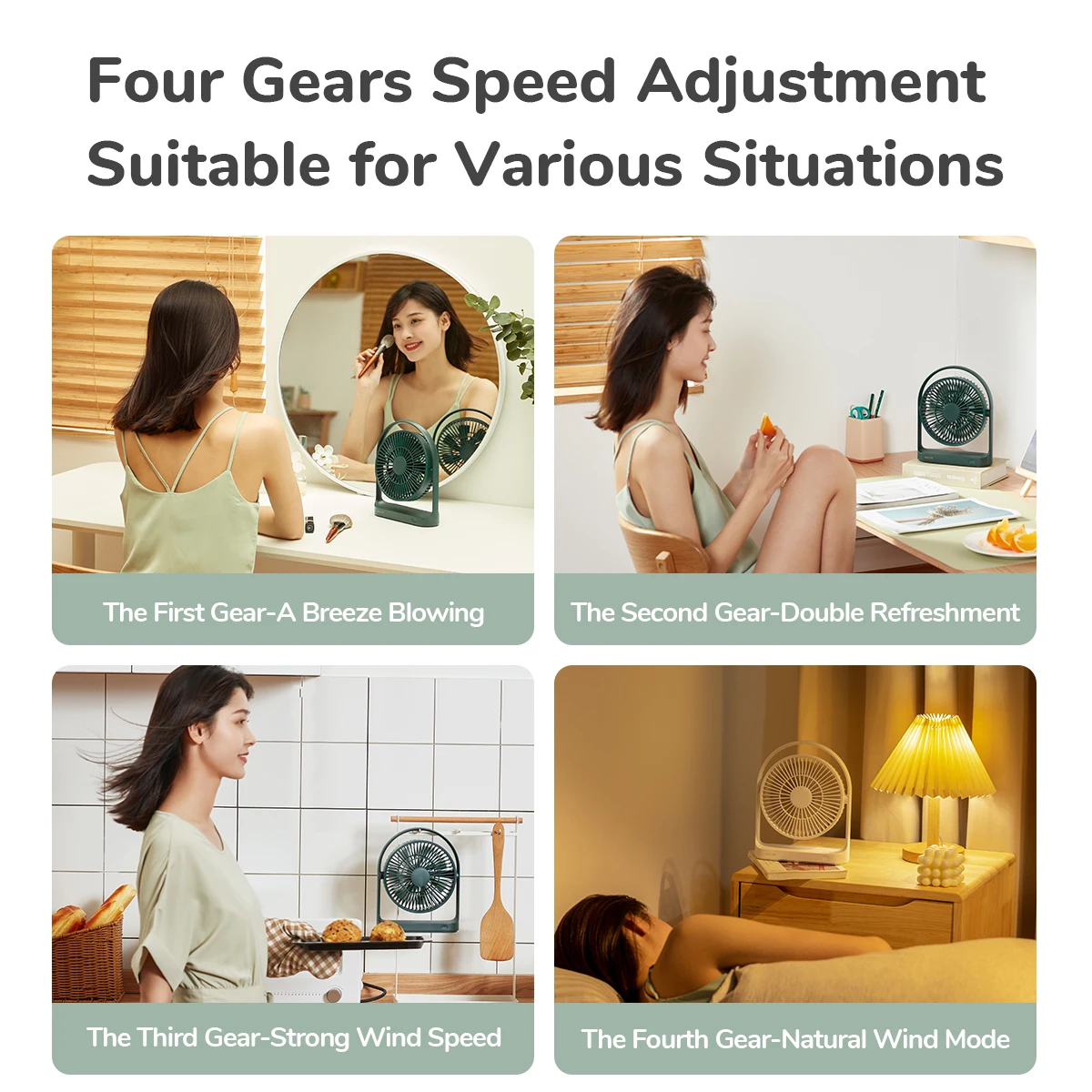 JISULIFE FA19 USB Portable Rechargeable