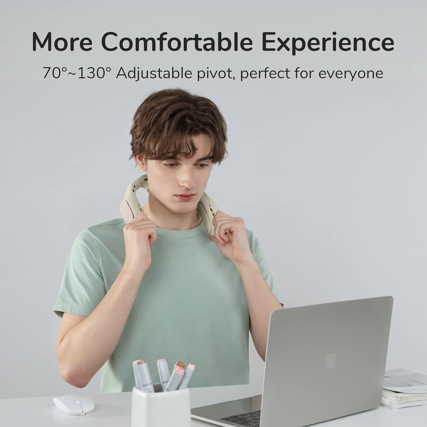 JISULIFE FA35 Portable Ultimate Bladeless Neck Fan