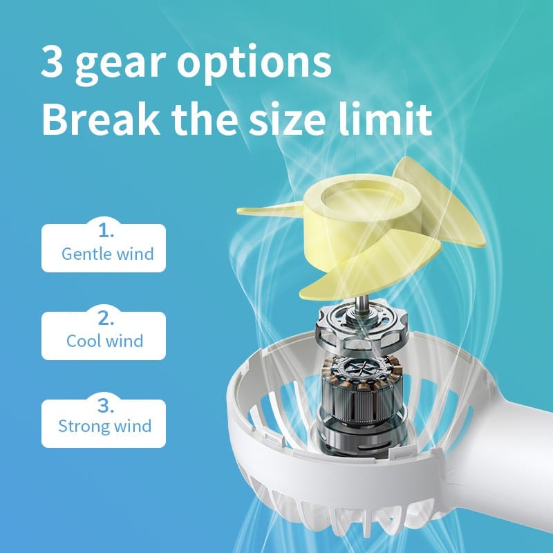 Jisulife FA20 Rechargeable Mini Handheld Fan