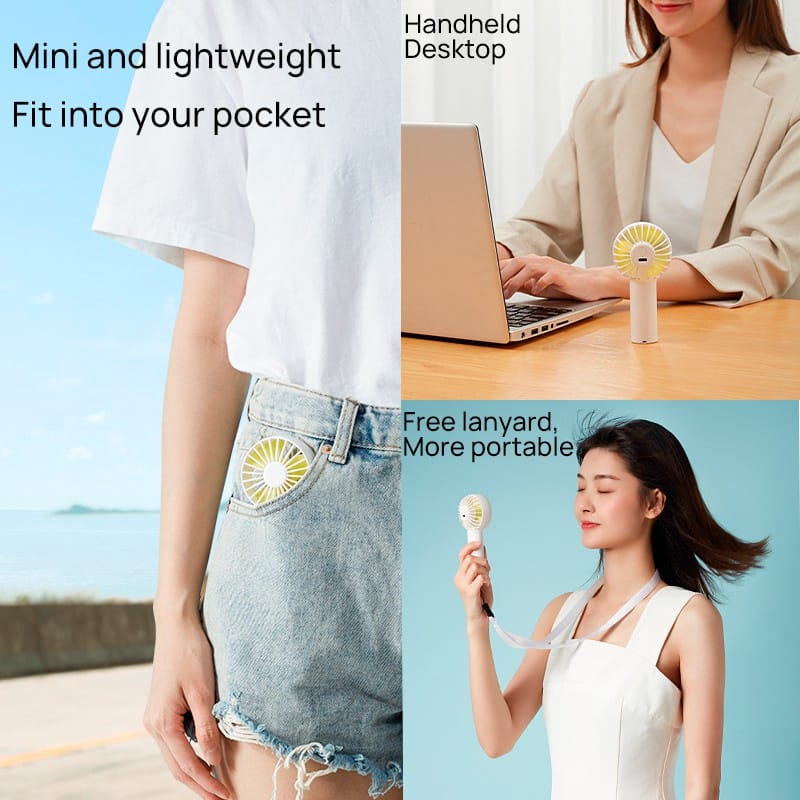 Jisulife FA20 Rechargeable Mini Handheld Fan