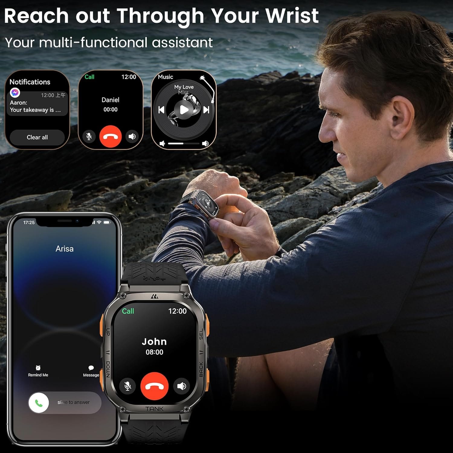 Kospet Tank M3 Ultra Dual GPS Rugged Smart Watch