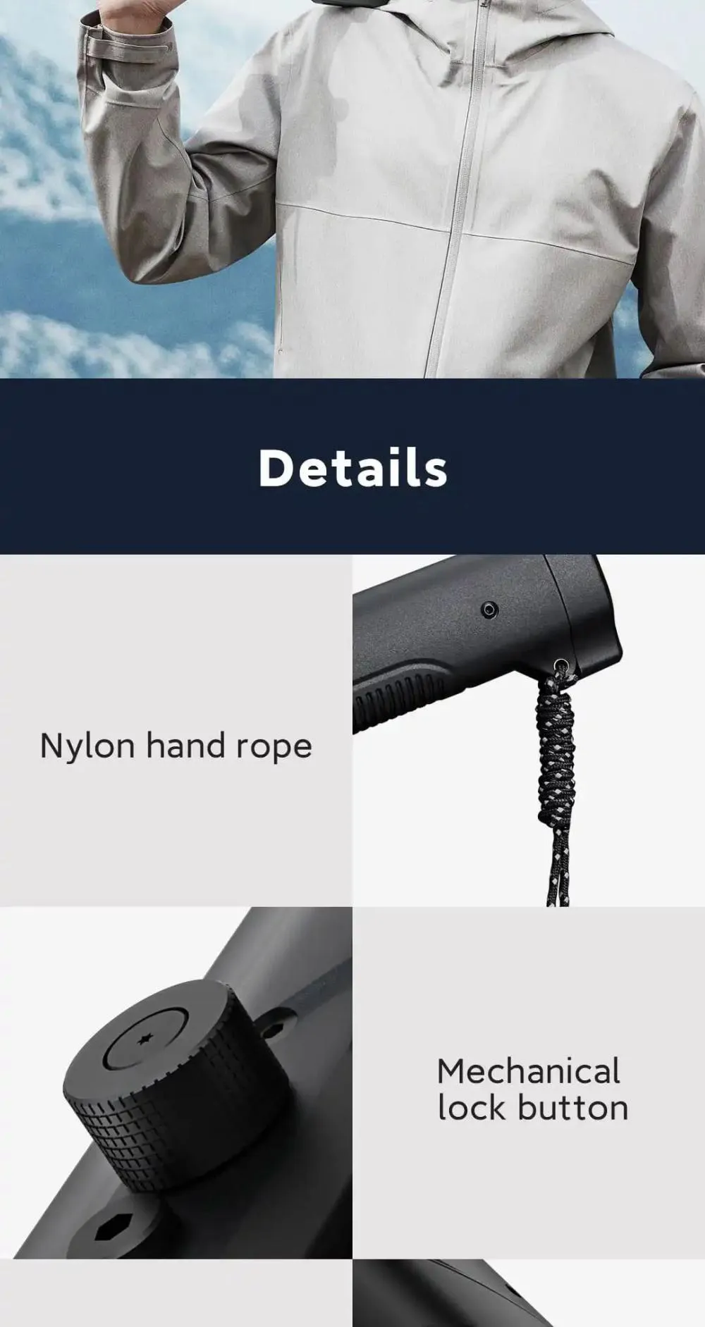 NexTool Outdoor Multi-functional Shovel 7 in 1 Multitool Camping Folding Shovel Hoe Axe Hammer Wood Saw Knife Survival Tool (1)