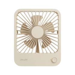 JISULIFE Fa26 4500mAh Rechargeable Ultra Thin Desktop Fan