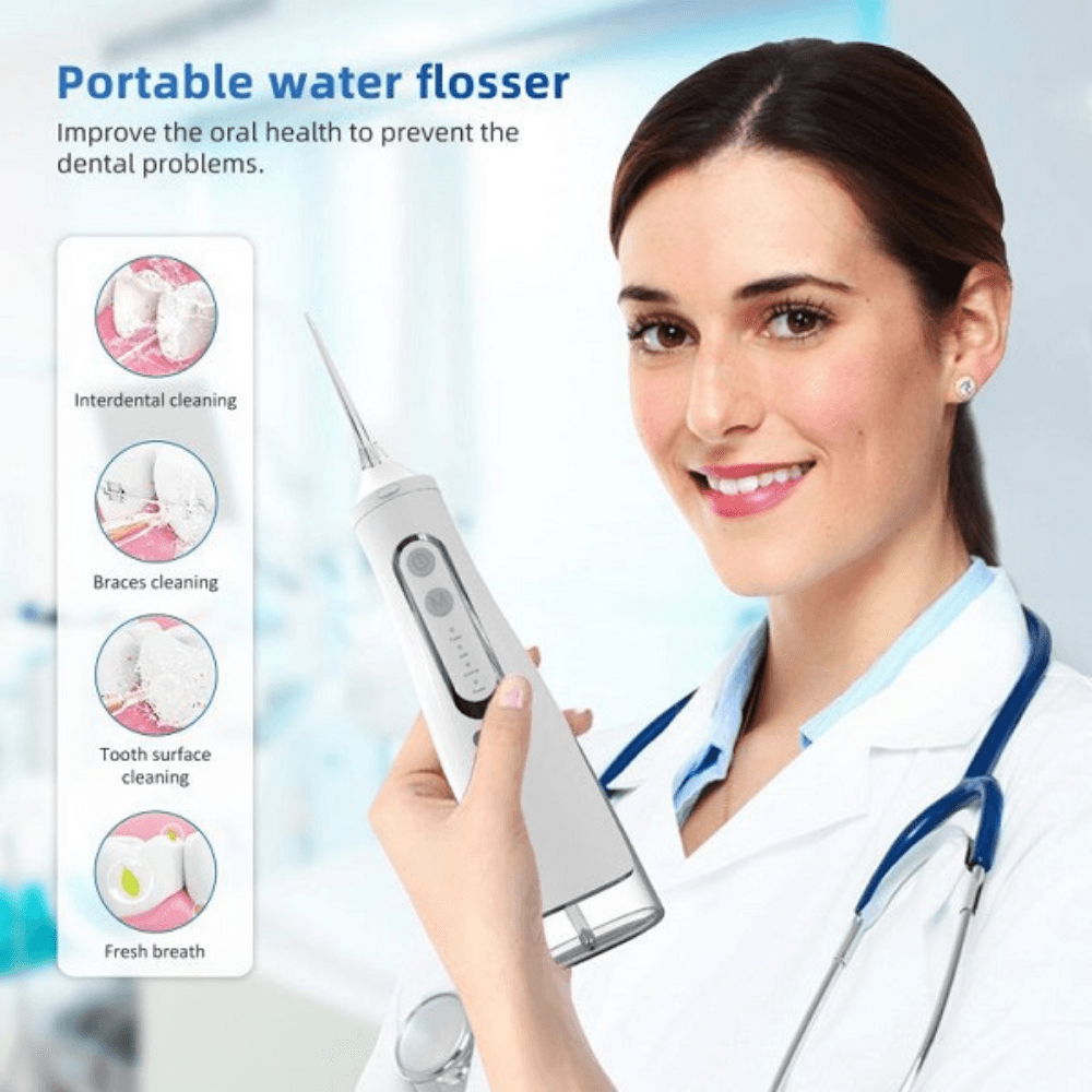 Xiaomi M209 Oral Irrigator Rechargeable Water Flosser Portable Dental Water Jet Cleaner (1)