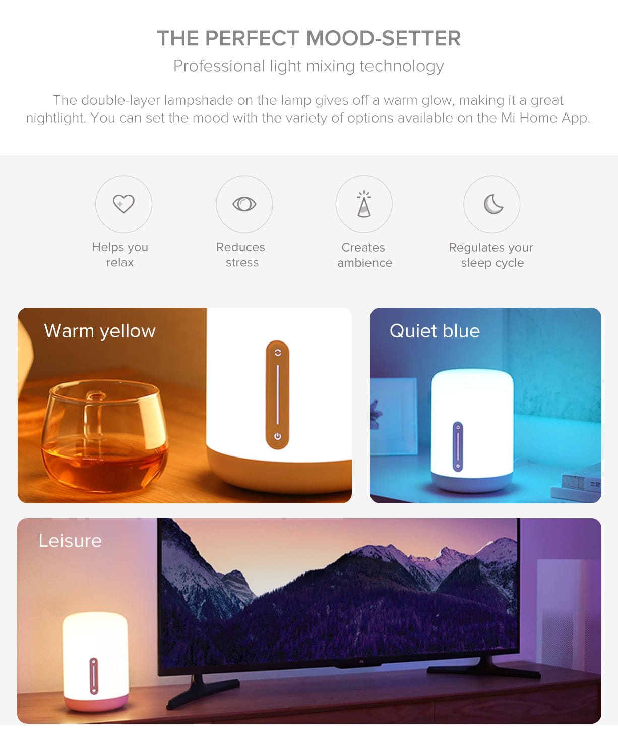 Xiaomi Mi Bedside Lamp 2 Smart LED Night Light