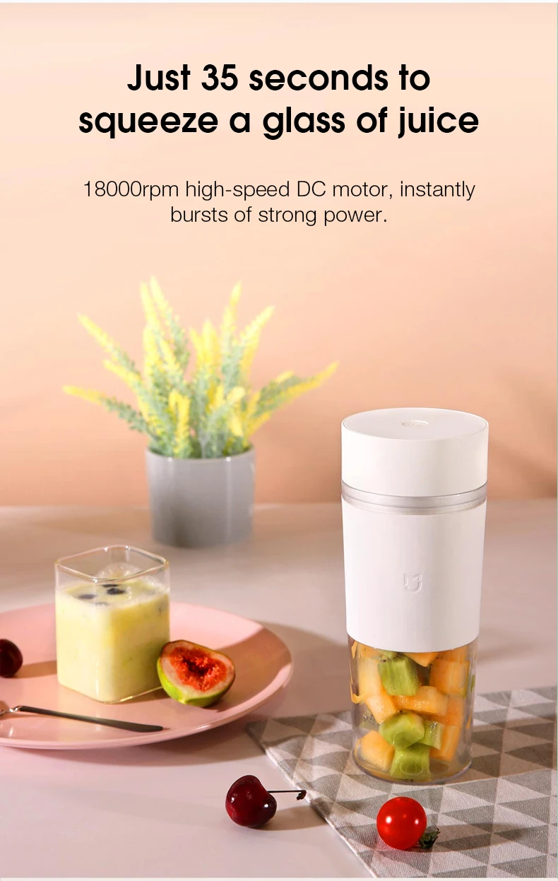 Xiaomi Mijia Portable Juicer Blender Cup 300ML
