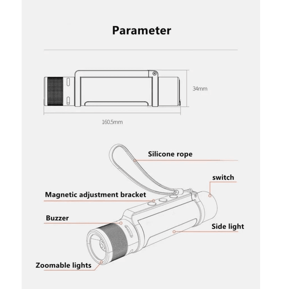 Xiaomi Nextool Outdoor 6-in-1 Thunder Flashlight (3)