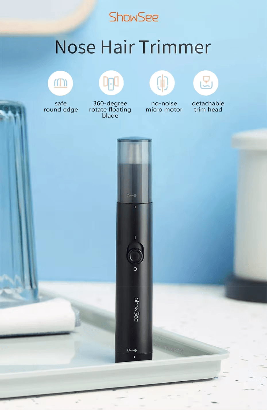Xiaomi ShowSee C1 Electric Mini Nose Hair Trimmer