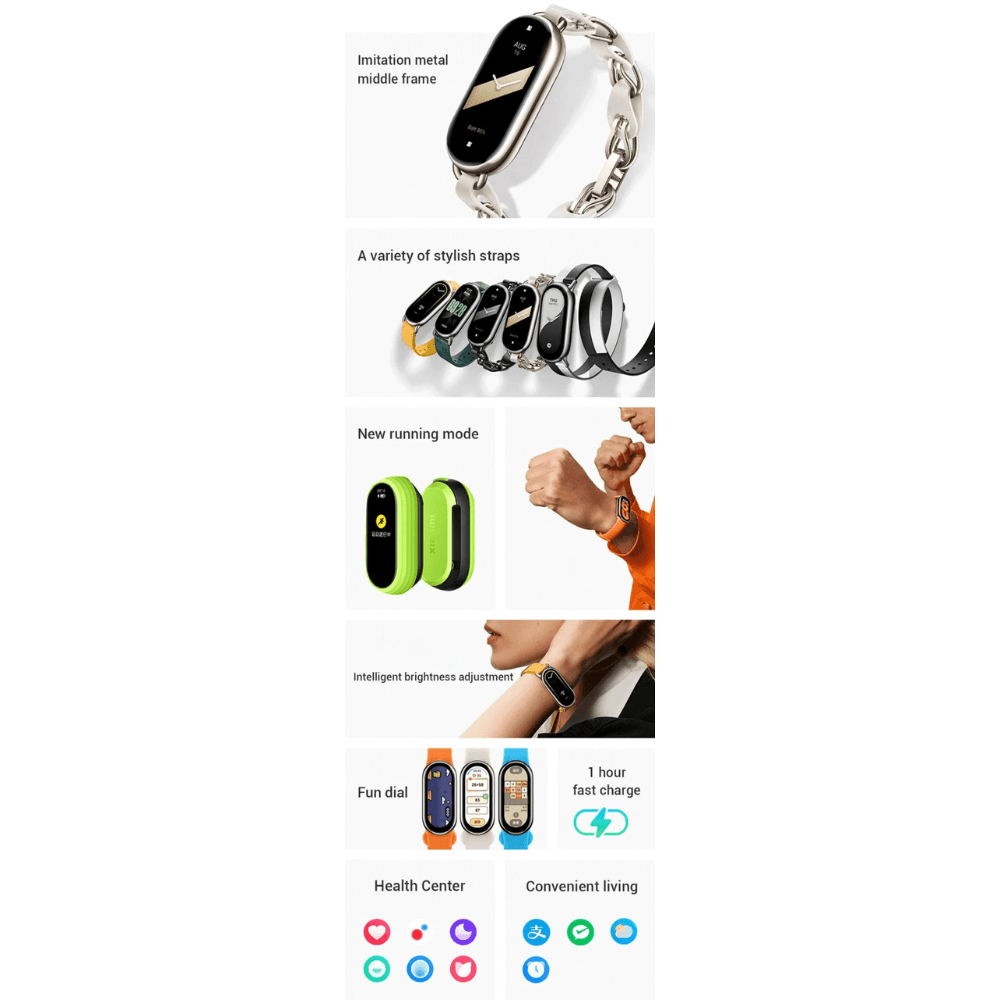 Xiaomi Smart Band 8 AMOLED Display Band (2)