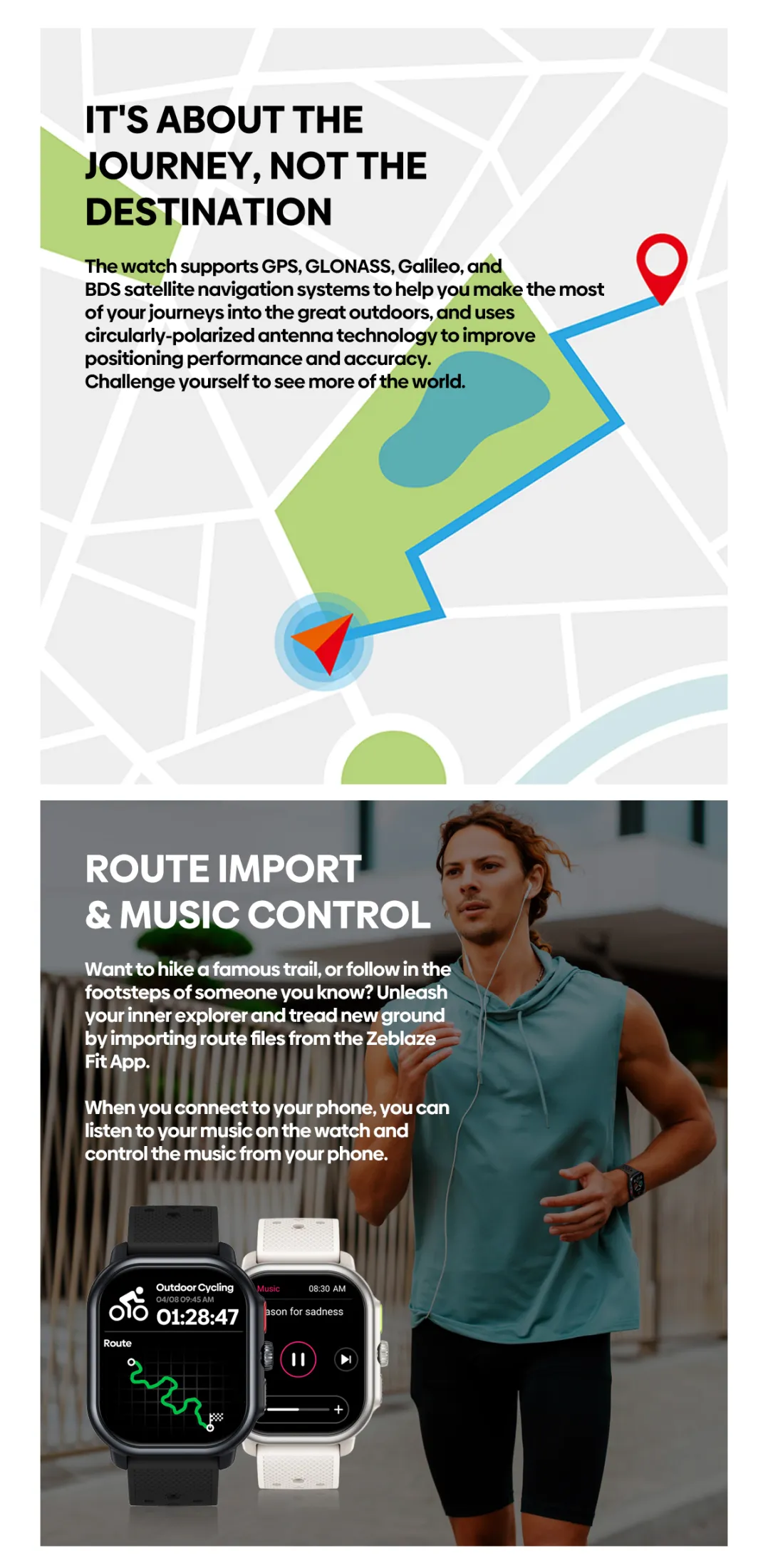 Zeblaze Beyond 3 Pro GPS Smart Watch