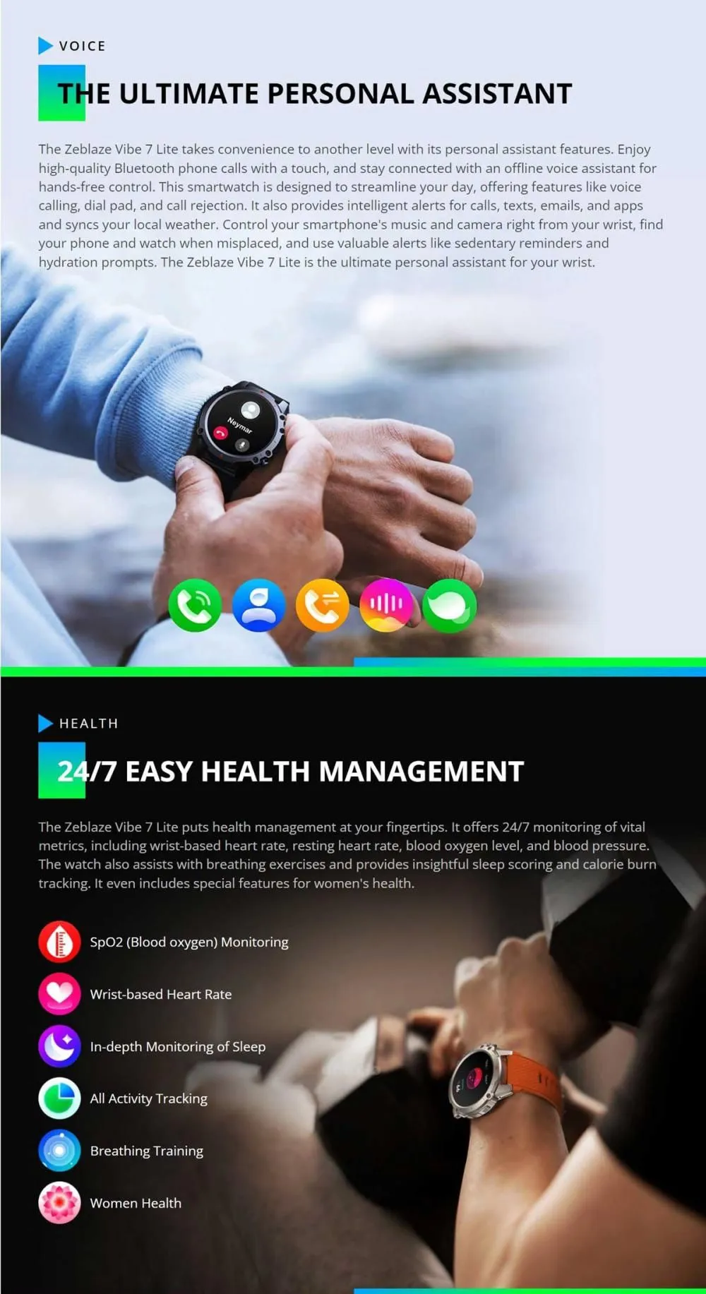 Zeblaze Vibe 7 Lite Smart Watch