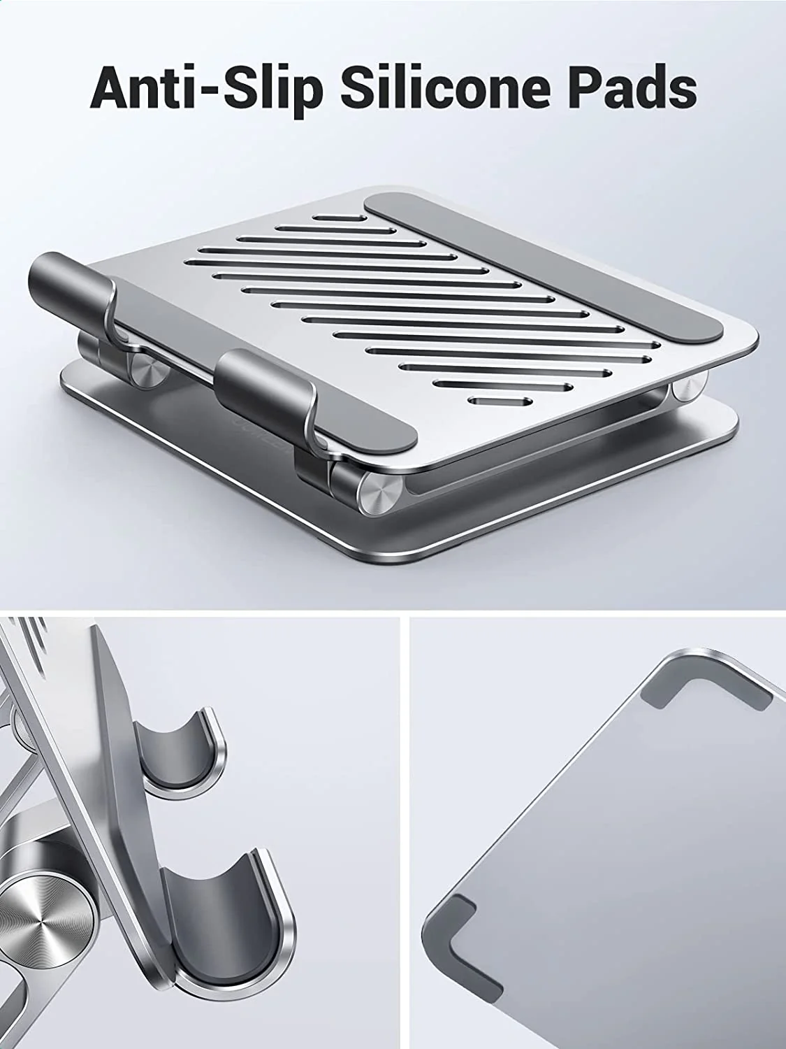 UGREEN 90396 Adjustable Folding Portable Desktop Tablet Holder for 4-12.9inch Devices