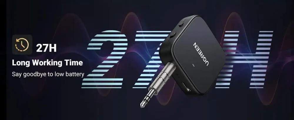 UGREEN CM667 Bluetooth Audio Transmitter Receiver (35223)