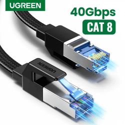 UGREEN Ethernet Cable CAT8 40Gbps 2000MHz Nylon Braided RJ45 Cable