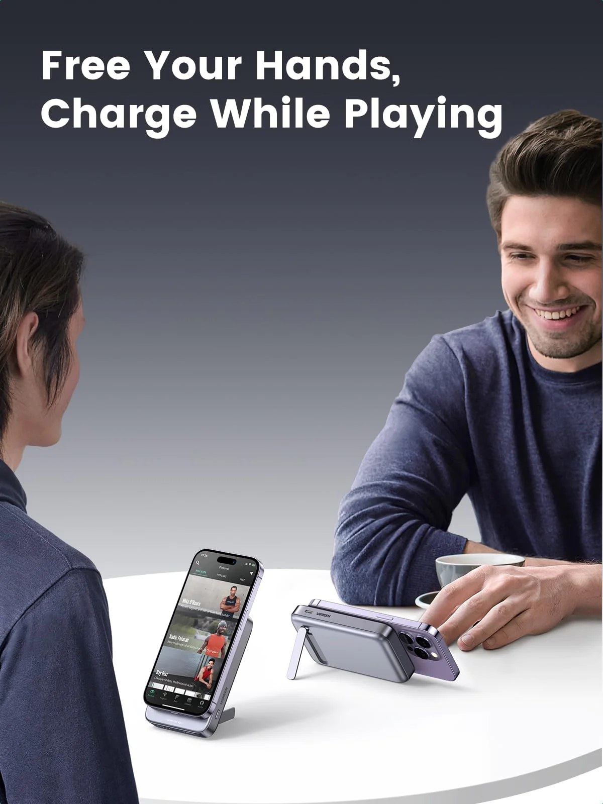 UGREEN PB206 10000mAh Magnetic Wireless Power Bank