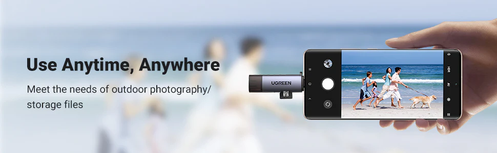 Ugreen 2-in-1 USB-A Type-C OTG Card Reader