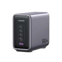 Ugreen Nexode 300W USB-C GaN Charger 5 Ports Desktop Charging Station