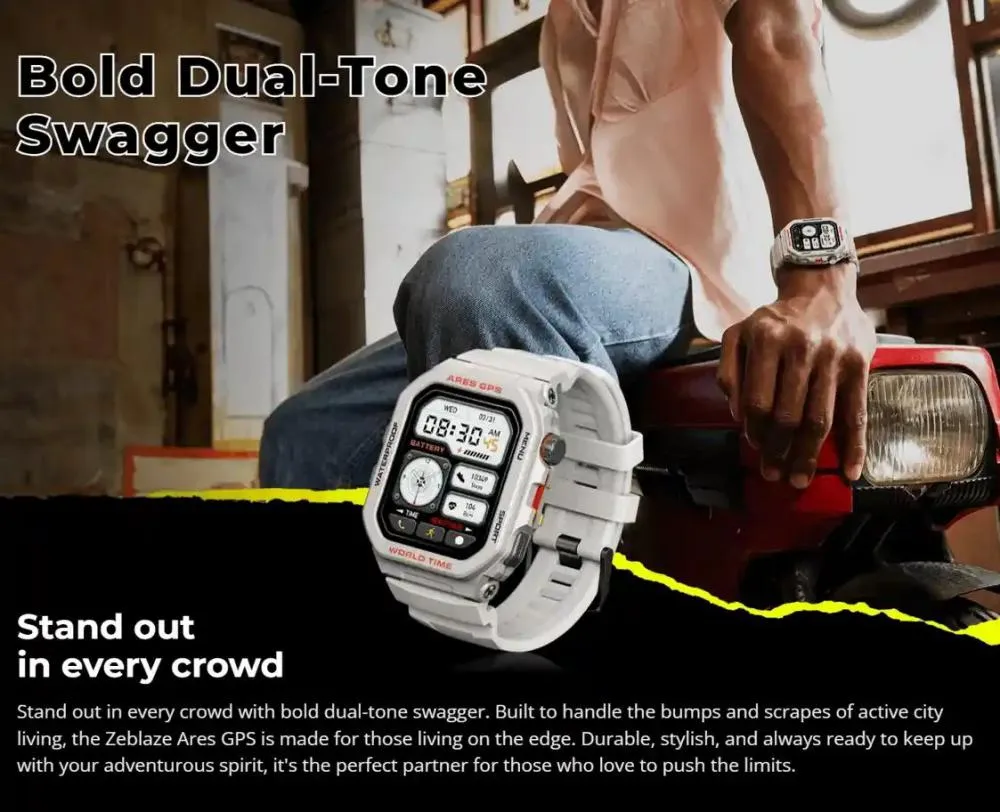 Zeblaze Ares GPS Rugged Smart Watch