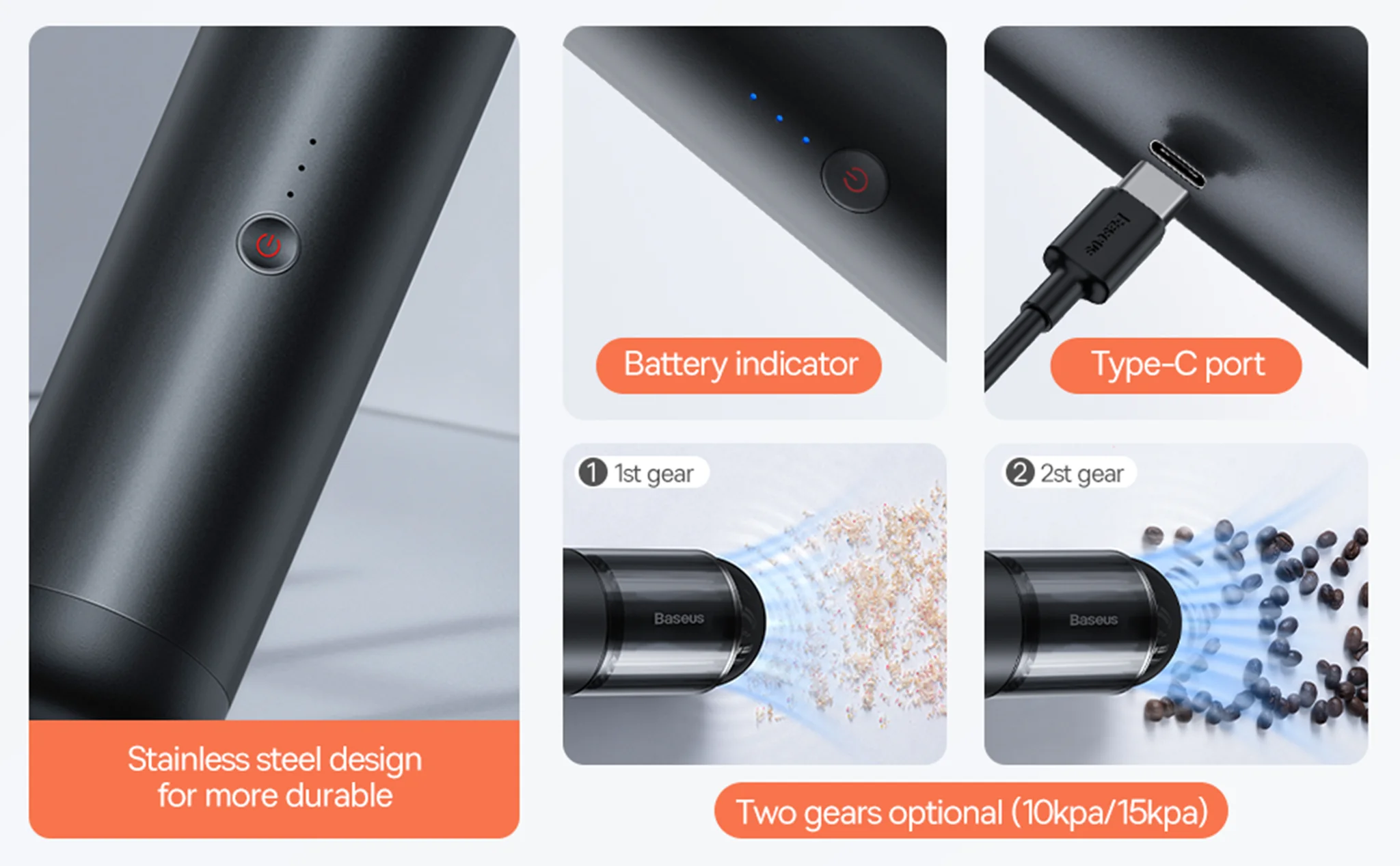 Baseus A3 Car Vacuum Cleaner