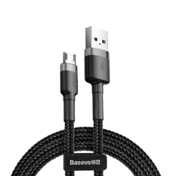 Baseus Cafule Cable USB for Micro 2.4A 1M CAMKLF-BG1 – Gray & Black