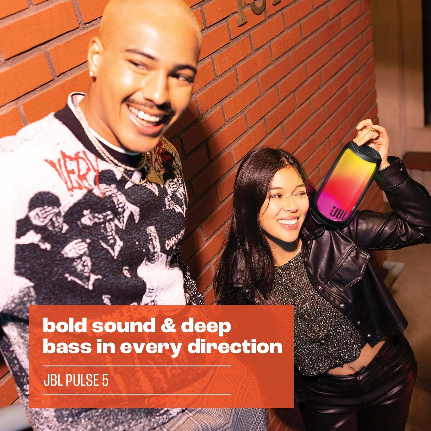 JBL Pulse 5 Portable Bluetooth Speaker with Light