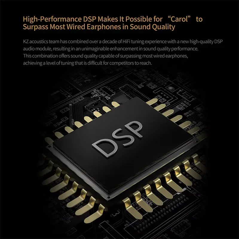 KZ Carol 6 Mics Active Noise Canceling Stereo Earbuds