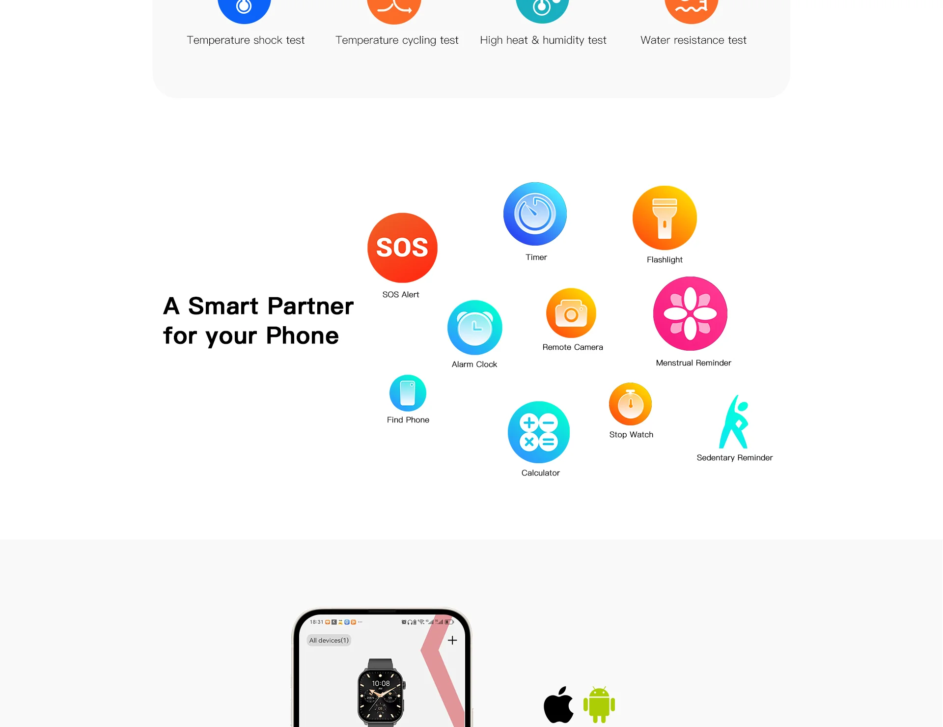 Kieslect Balancs BT Calling Smart Watch