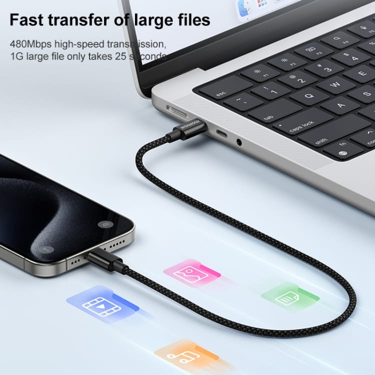 Momax DC30 Elite 60W USB-C To USB-C Fast Charging Data Cable