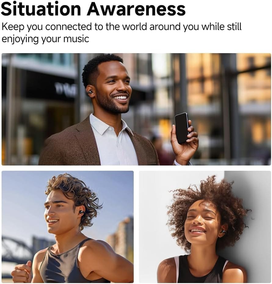 QCY Crossky C30 Open Ear Clip-On Wireless Earbuds