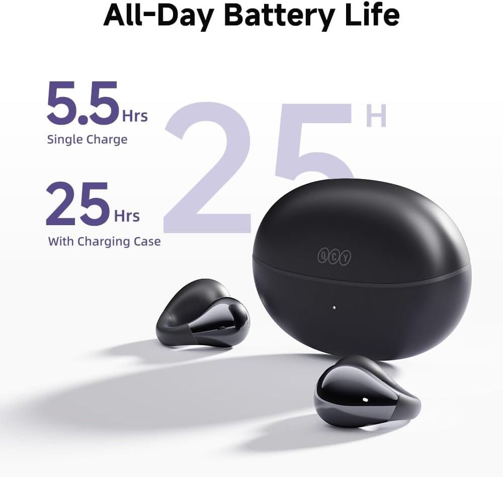 QCY Crossky C30 Open Ear Clip-On Wireless Earbuds