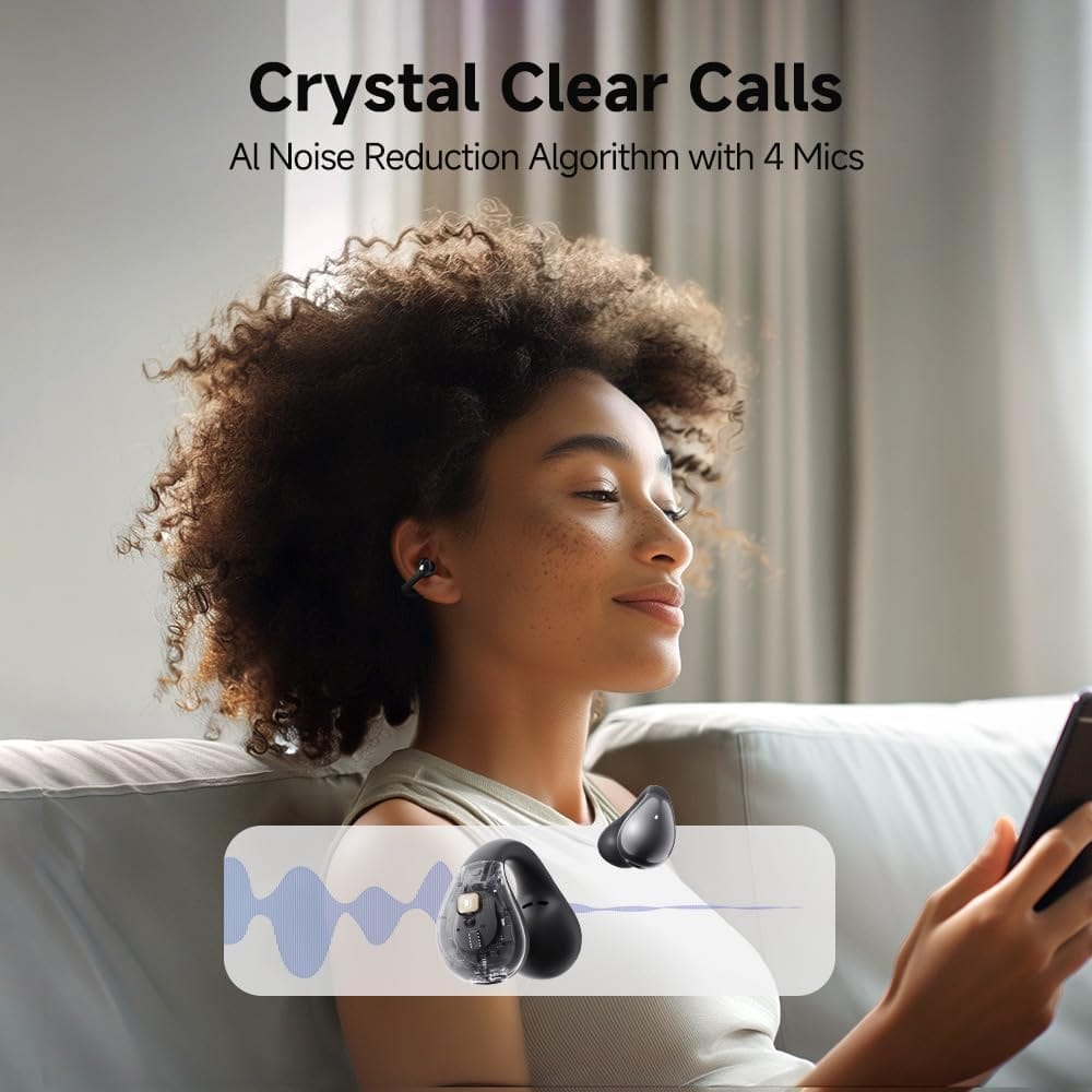 QCY Crossky C30 Open Ear Clip-On Wireless Earbuds