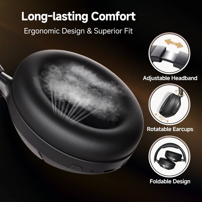 QCY H3 Pro Wireless Noise Canceling Headphones