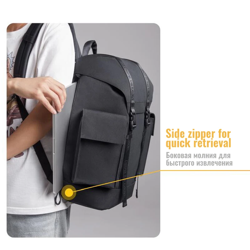 Realme Trendy Backpack Waterproof Fashionable Travel Bag