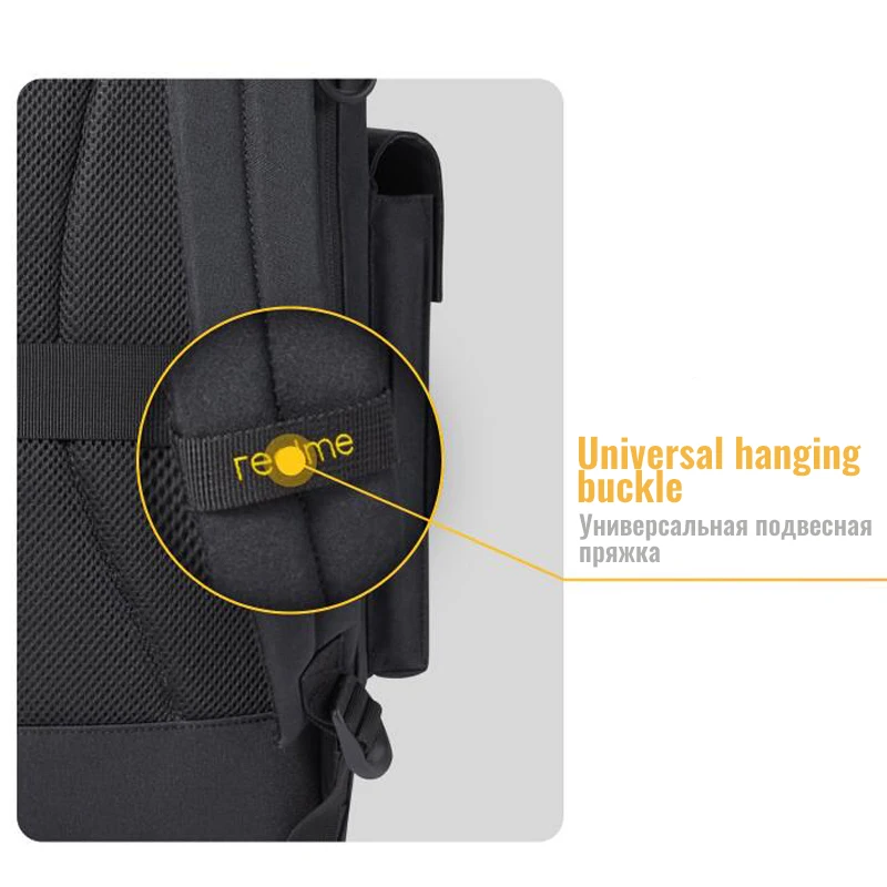 Realme Trendy Backpack Waterproof Fashionable Travel Bag