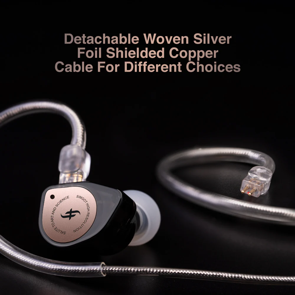 Simgot Ew100p DSP High-Performance Dual-Chamber Dynamic Entry-Level Earphones