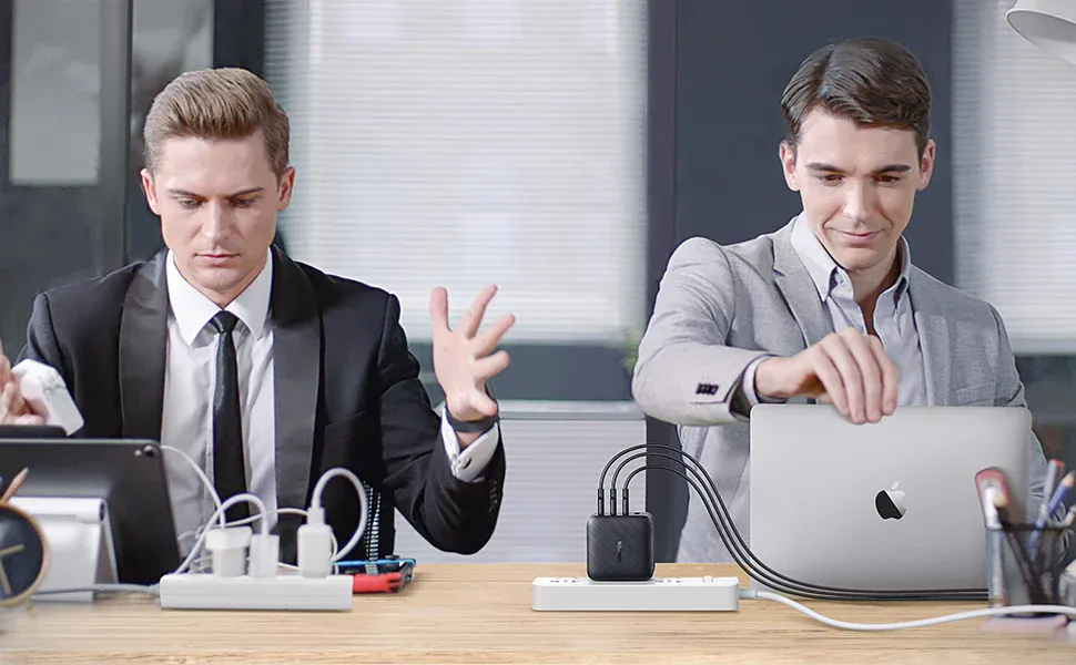 Ugreen 65W GaN PD Wall Charger 4 Ports with Type C Cable 3C1A