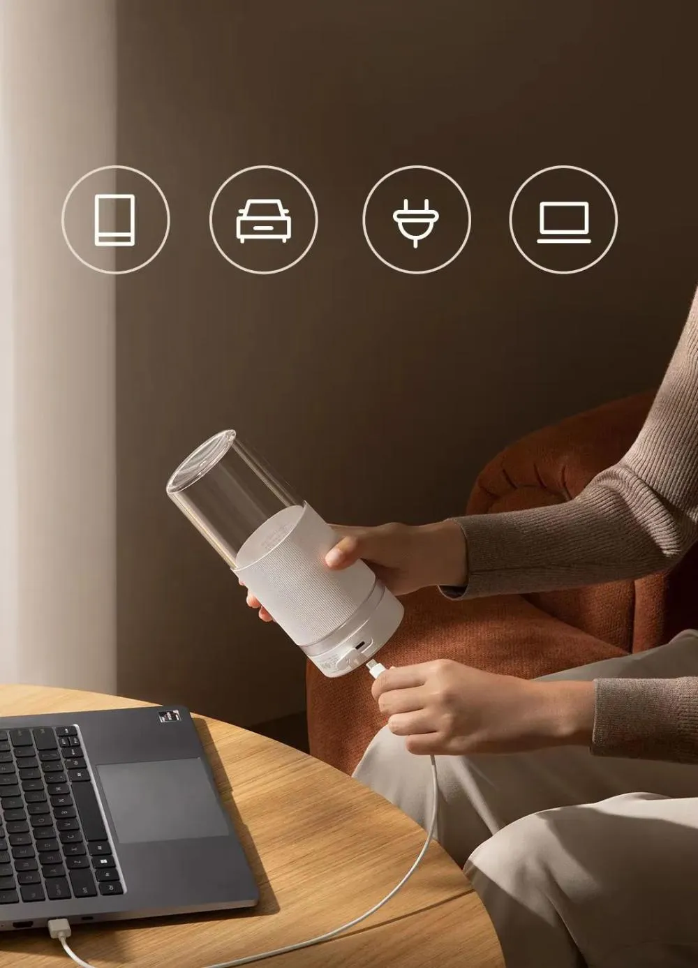 Xiaomi Mijia Portable Juicer Cup 2 Blender 300ml Fruit Vegetables