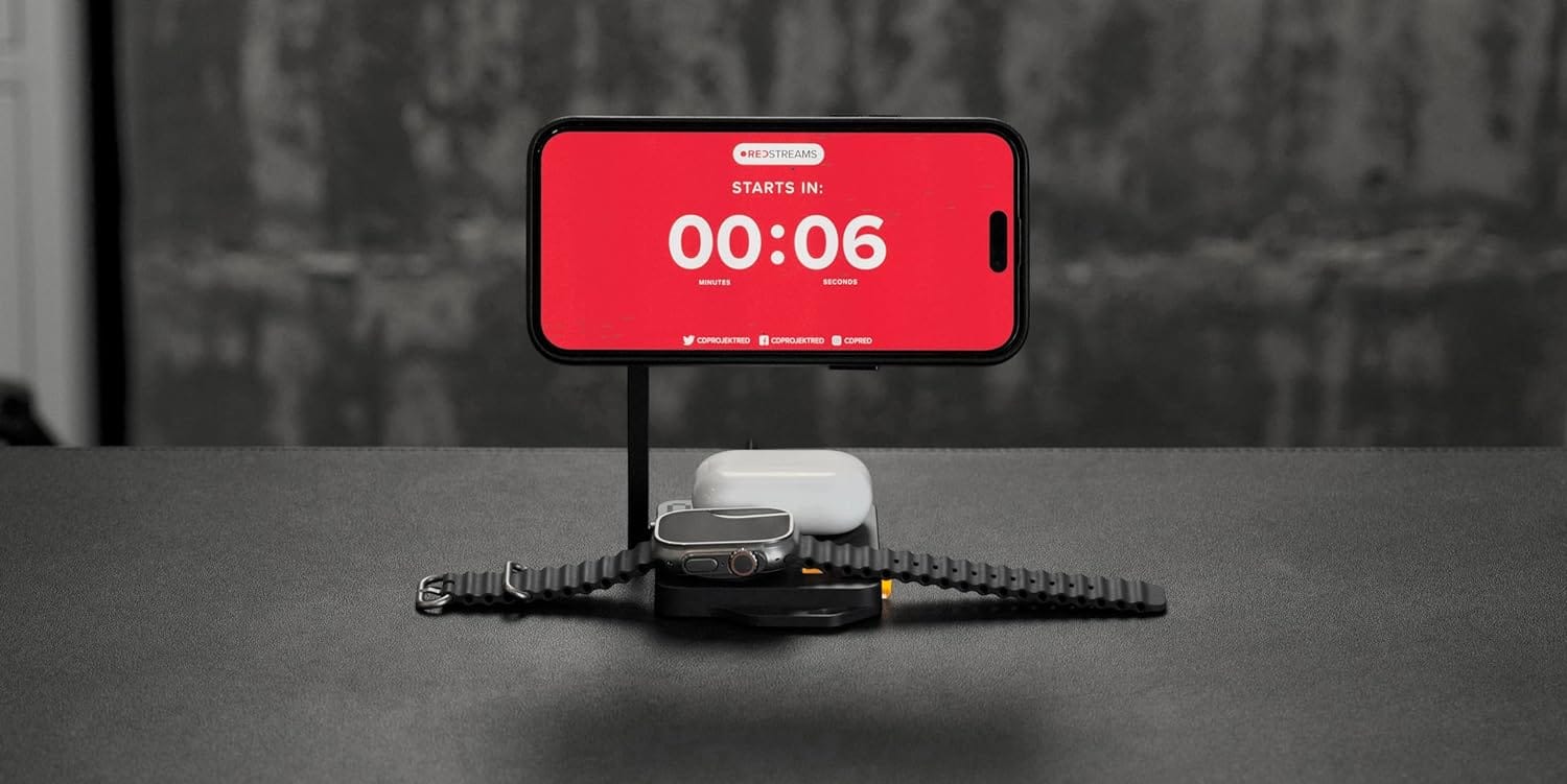 Aulumu M01 MagSafe 4-in-1 Folding Wireless Charging Pad Station (3)