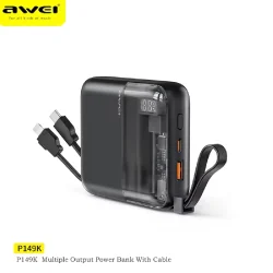 Awei P149K 10000mAH Portable Power Bank 22.5W Fast Charging (1)