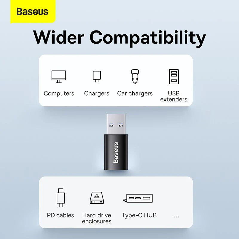Baseus Ingenuity Series USB To Type C OTG Adapter (ZJJQ000101) (1)