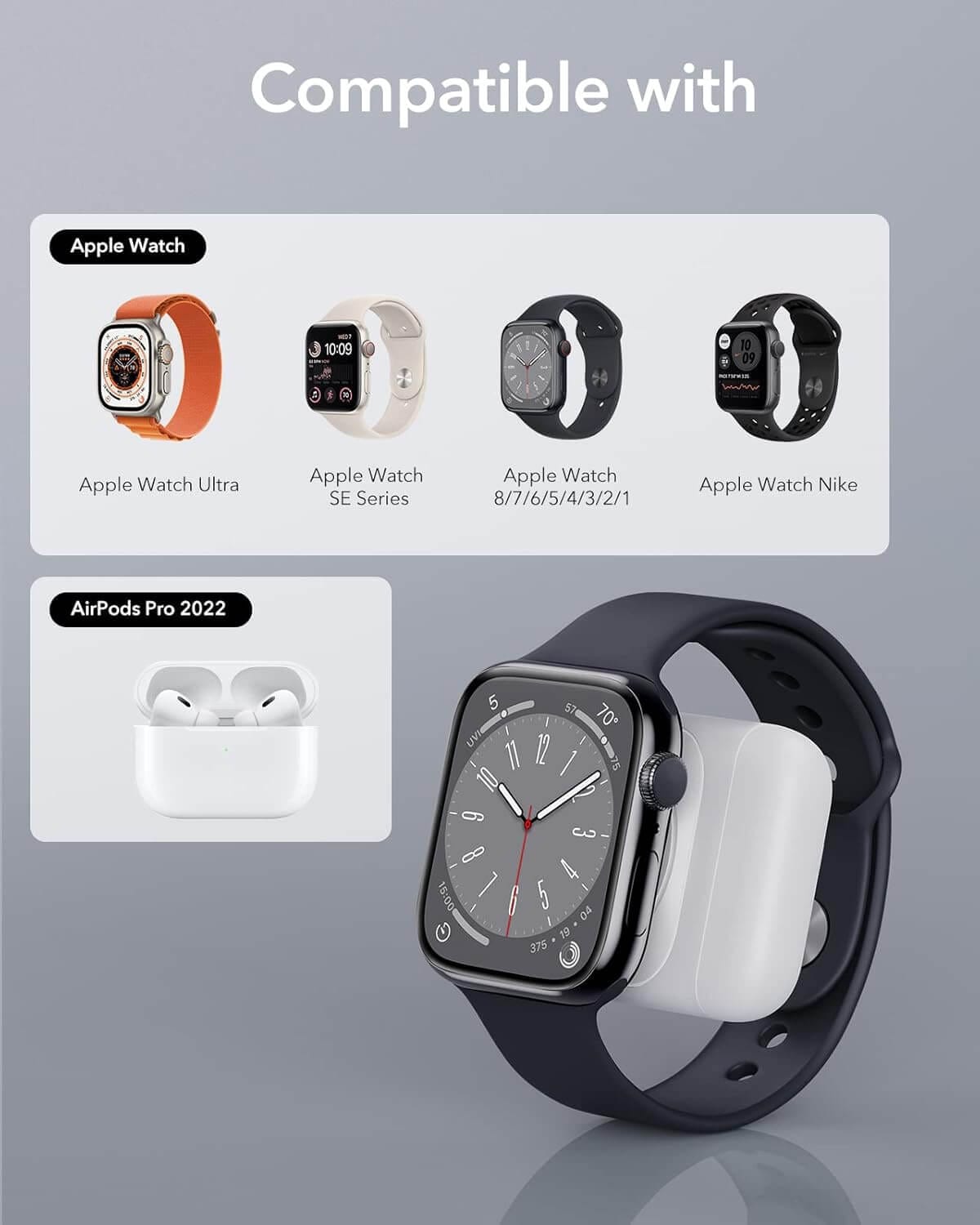 ESR Portable Charger for Apple Watch (Officially Certified)