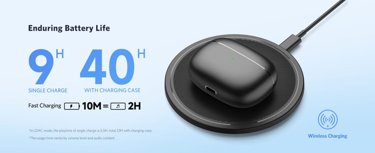 EarFun Air 2 NC ANC LDAC HiRes Audio Earbuds