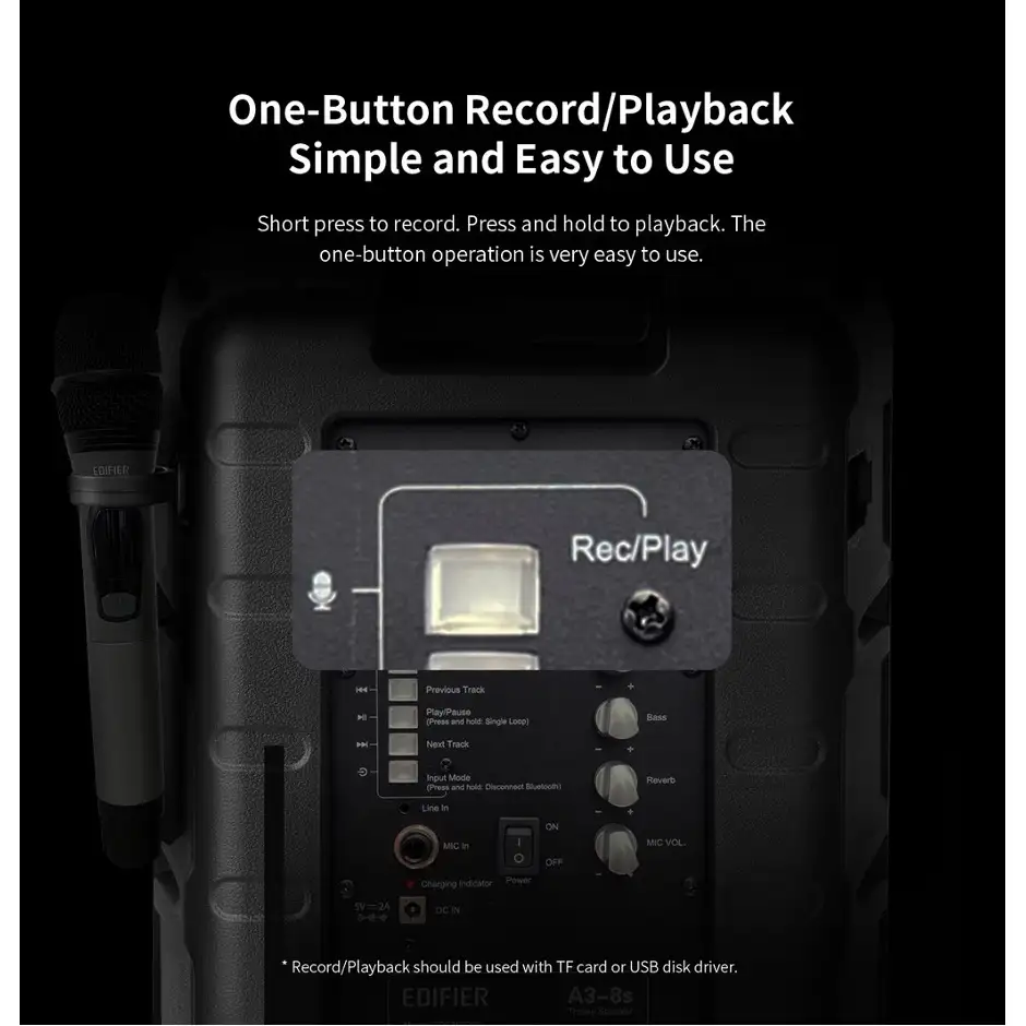 Edifier A3-8S TWS Trolley Speaker with Microphone