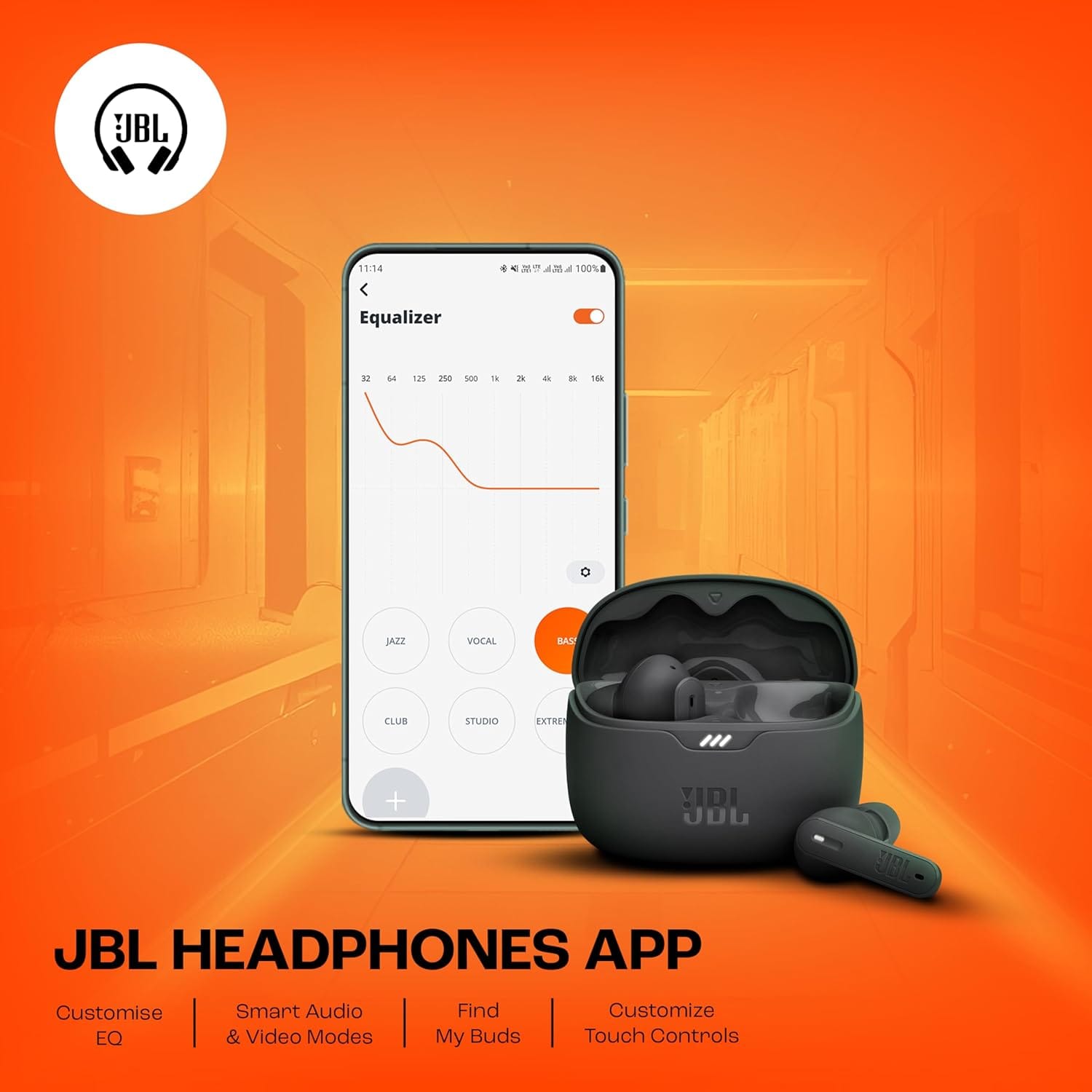 JBL Tune 245NC in Ear Wireless TWS Earbuds