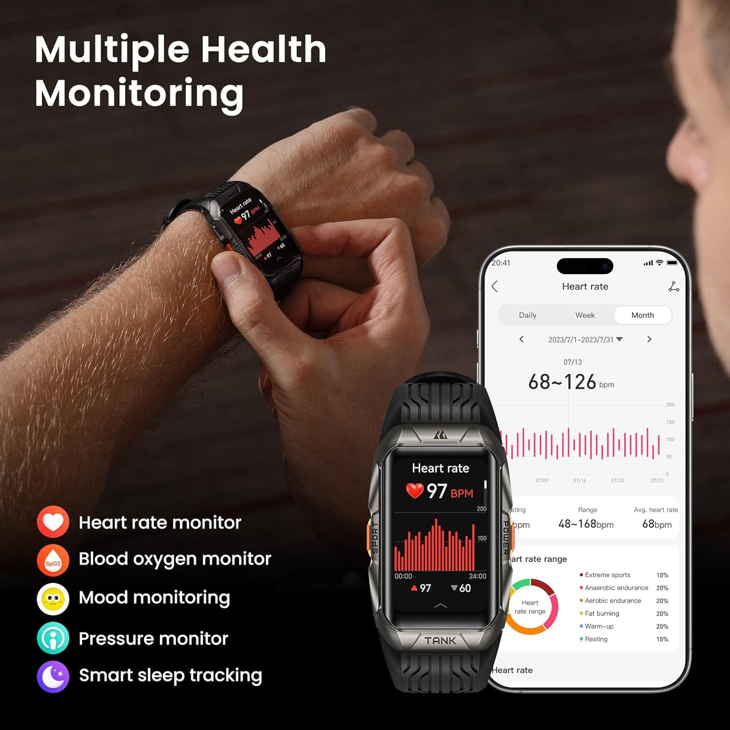 KOSPET TANK X2 Smart Watch